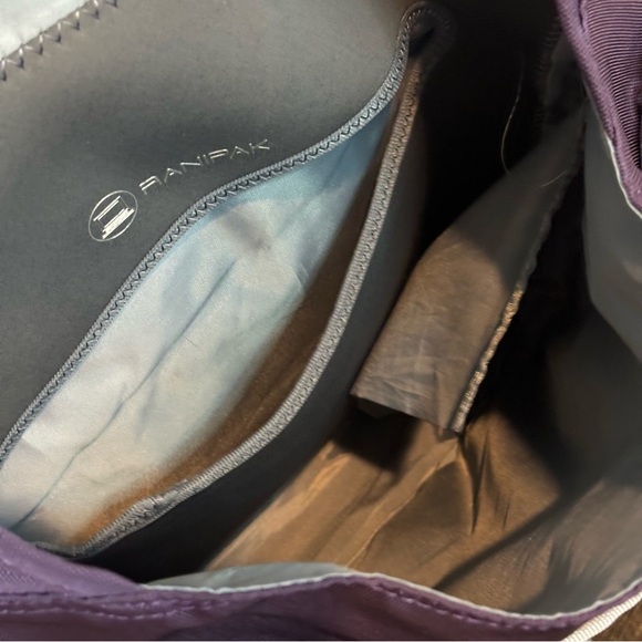 Ranipak Utility Laptop Backpack Flap Top Commute Travel Student Plum Gray - Picture 9 of 11